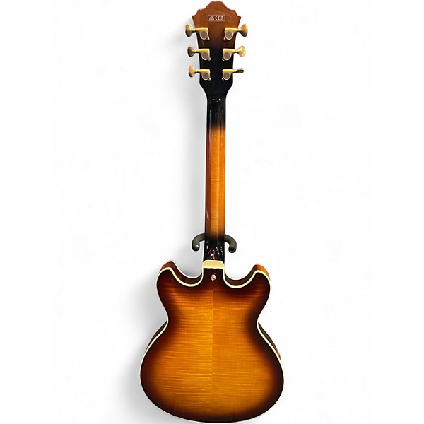 Used Ibanez AS93FM Violin Sunbust Hollow Body Electric Guitar