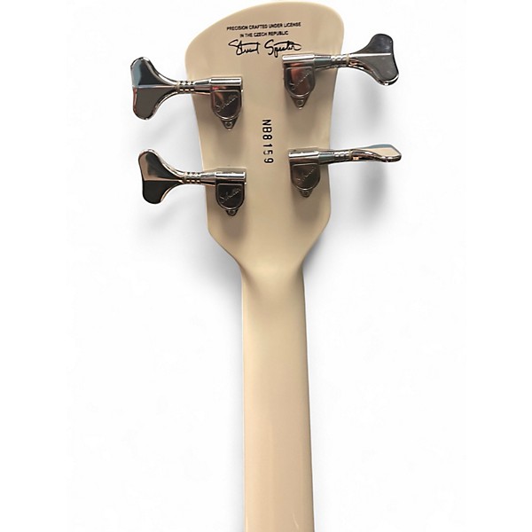 Used Specter NS-2JA Alpine White Electric Bass Guitar