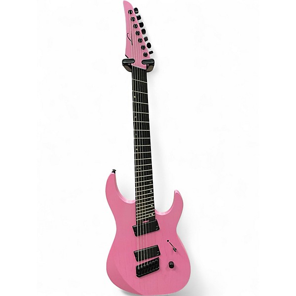 Used Legator N7FP Flamingo Pink Solid Body Electric Guitar