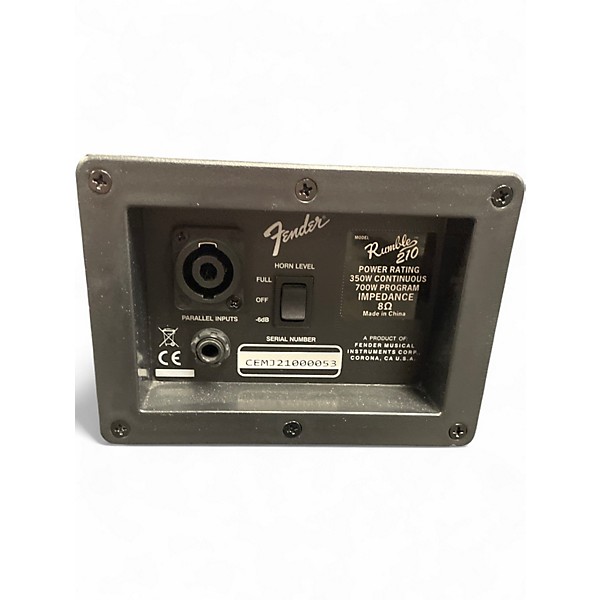 Used 2010s Fender RUMBLE 210 700W 8OHM 2X10  Bass Cabinet