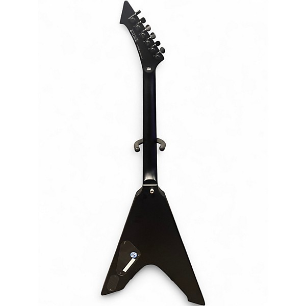 Used ESP LTD James Hetfield Signature Vulture Satin Black Solid Body Electric Guitar