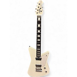 Used Sterling by Music Man Mariposa White Solid Body Electric Guitar