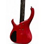 Used Modulus Guitars Q4 Quantum TRANS RED Electric Bass Guitar