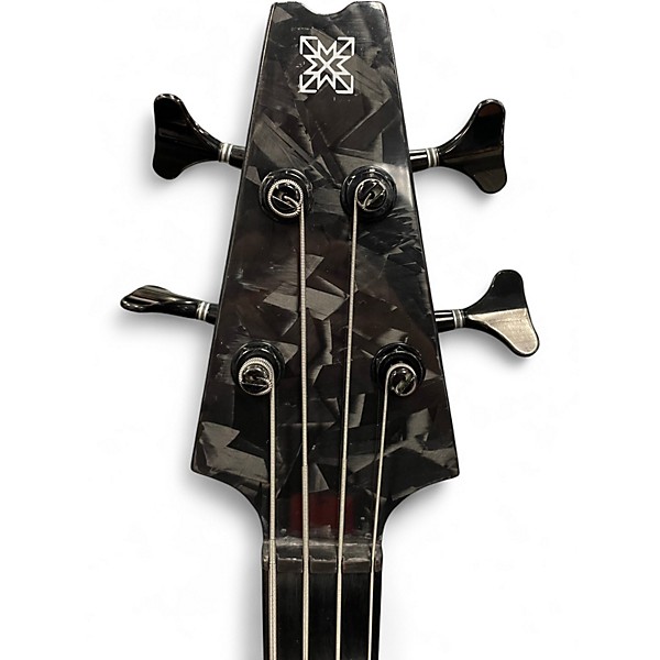 Used Modulus Guitars Q4 Quantum TRANS RED Electric Bass Guitar