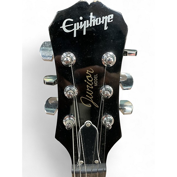 Used Epiphone Les Paul Junior Black Solid Body Electric Guitar