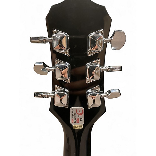 Used Epiphone Les Paul Junior Black Solid Body Electric Guitar