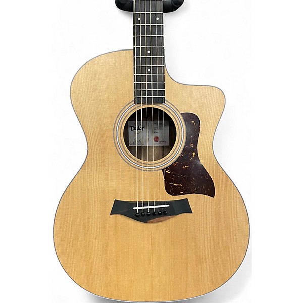 Used Taylor 214CE Natural Acoustic Electric Guitar