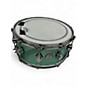 Used DW 14X5.5 Design Series Acrylic Snare Green Drum