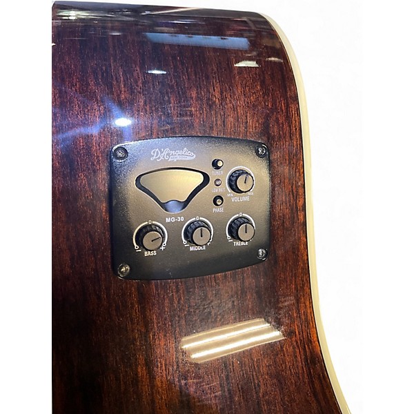 Used D'Angelico DALPG200NATGC Natural Acoustic Electric Guitar