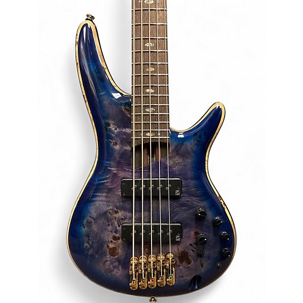 Used 2024 Ibanez SR2605 PREMIUM Cerulean Blue Electric Bass Guitar