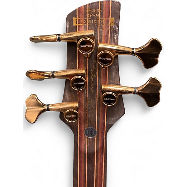 Used 2024 Ibanez SR2605 PREMIUM Cerulean Blue Electric Bass Guitar