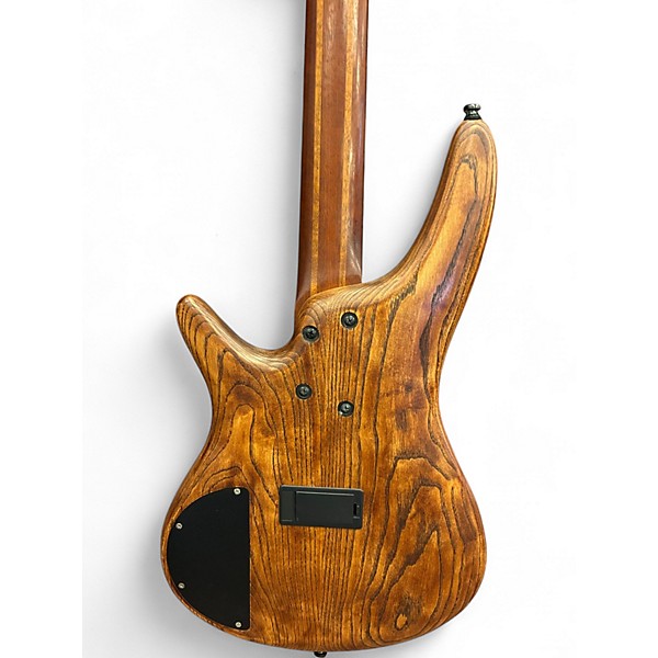 Used Ibanez SR650E Antique Brown Stained Electric Bass Guitar