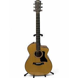 Used 2022 Taylor 214CE PLUS Natural Acoustic Electric Guitar