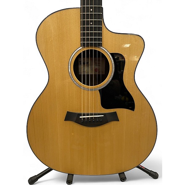 Used 2022 Taylor 214CE PLUS Natural Acoustic Electric Guitar