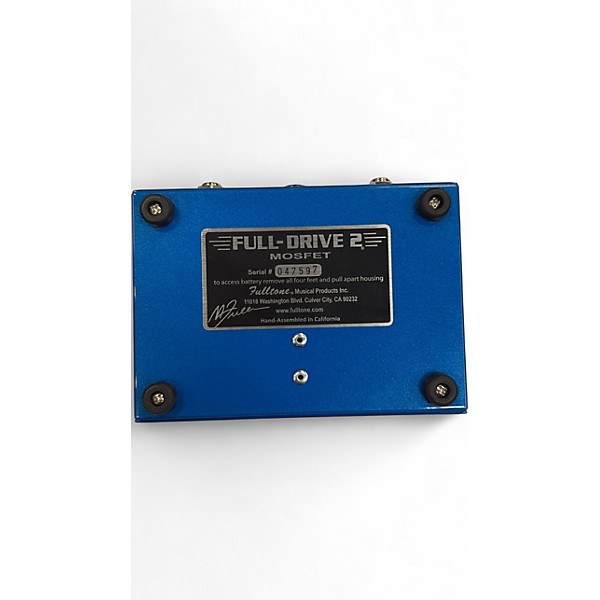 Used Fulltone FD2MOS Fulldrive 2 Mosfet Overdrive Effect Pedal