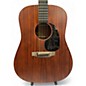 Used 2019 Martin D15E Mahogany Acoustic Electric Guitar