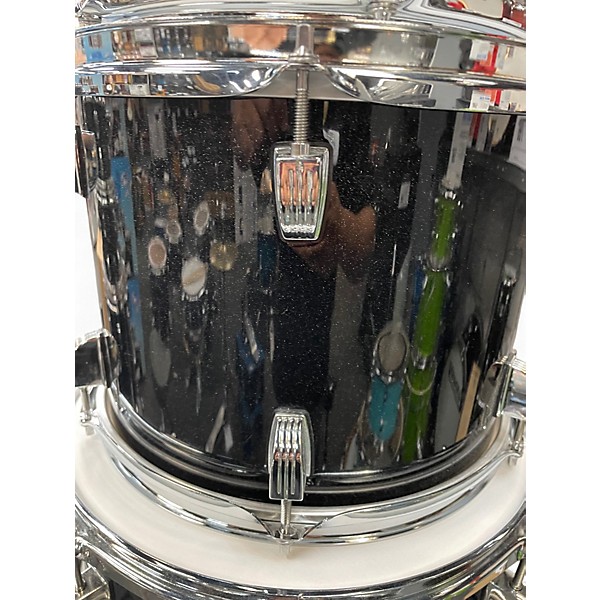 Used Ludwig 5 Piece Backbeat Black Sparkle Drum Kit