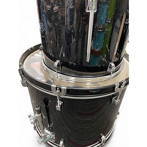Used Ludwig 5 Piece Backbeat Black Sparkle Drum Kit
