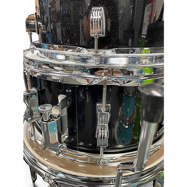 Used Ludwig 5 Piece Backbeat Black Sparkle Drum Kit