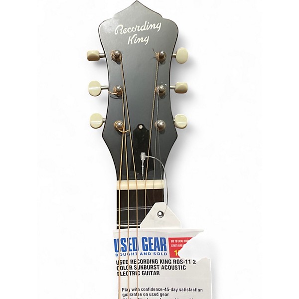 Used Recording King ROS-11 2 Color Sunburst Acoustic Electric Guitar