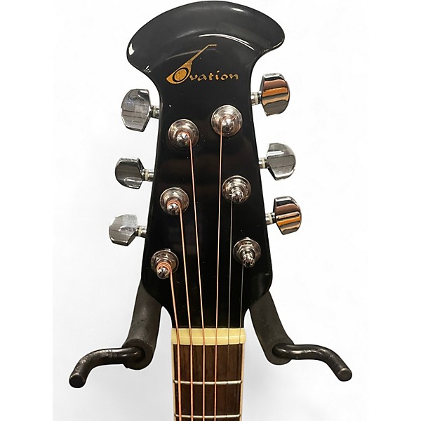Used Ovation CC-057 Celebrity Black Acoustic Electric Guitar