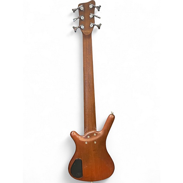 Used Warwick Pro Series Corvette Standard 6 String Natural Electric Bass Guitar