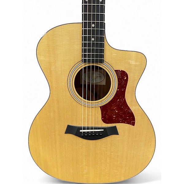 Used Taylor 214CE Natural Acoustic Electric Guitar