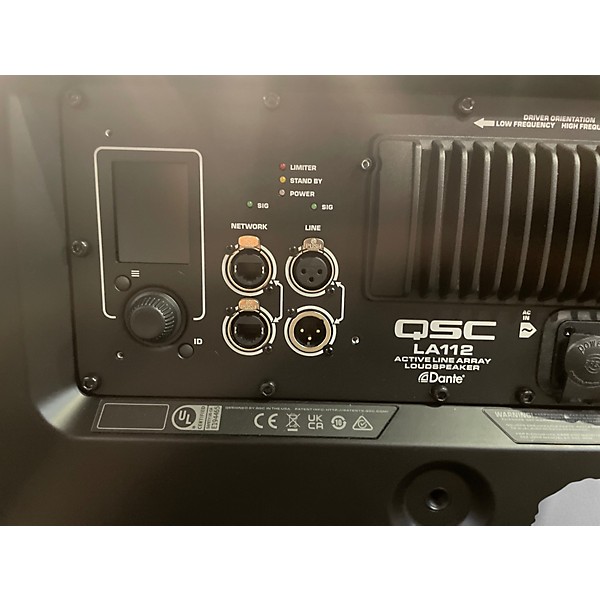 Used QSC LA112 L-Class Powered Line Array Powered Speaker