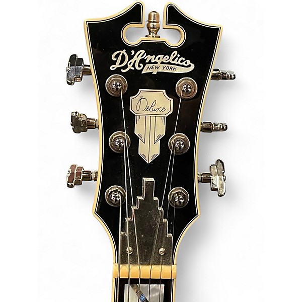 Used D'Angelico Deluxe Series Brighton Vintage Sunburst Solid Body Electric Guitar