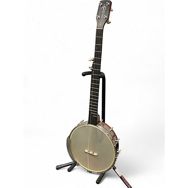 Used Chuck Lee MARBLE FALLS TUBAPHONE OPEN BACK Mahogany Banjo