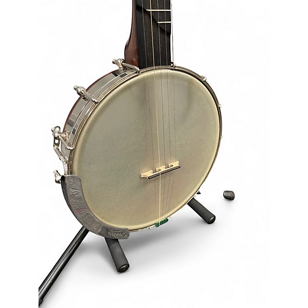 Used Chuck Lee MARBLE FALLS TUBAPHONE OPEN BACK Mahogany Banjo