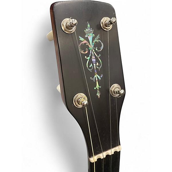 Used Chuck Lee MARBLE FALLS TUBAPHONE OPEN BACK Mahogany Banjo