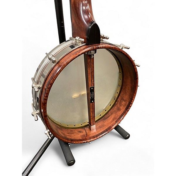 Used Chuck Lee MARBLE FALLS TUBAPHONE OPEN BACK Mahogany Banjo