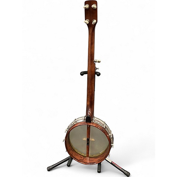 Used Chuck Lee MARBLE FALLS TUBAPHONE OPEN BACK Mahogany Banjo