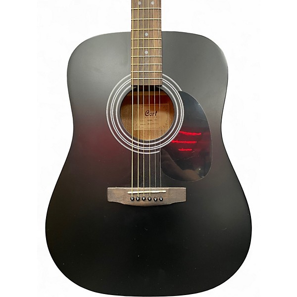 Used Cort ad810 Black Acoustic Guitar
