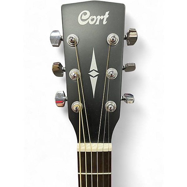Used Cort ad810 Black Acoustic Guitar