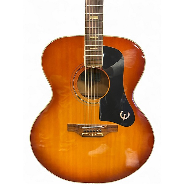 Vintage 1980s Epiphone FT570SB SUNBURST Acoustic Guitar