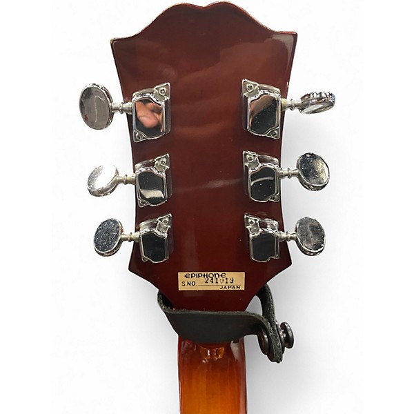 Vintage 1980s Epiphone FT570SB SUNBURST Acoustic Guitar