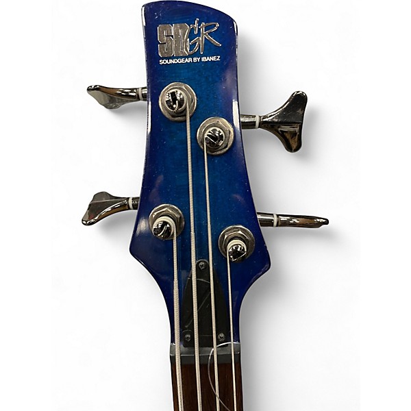 Used Ibanez SR370E Blue Electric Bass Guitar
