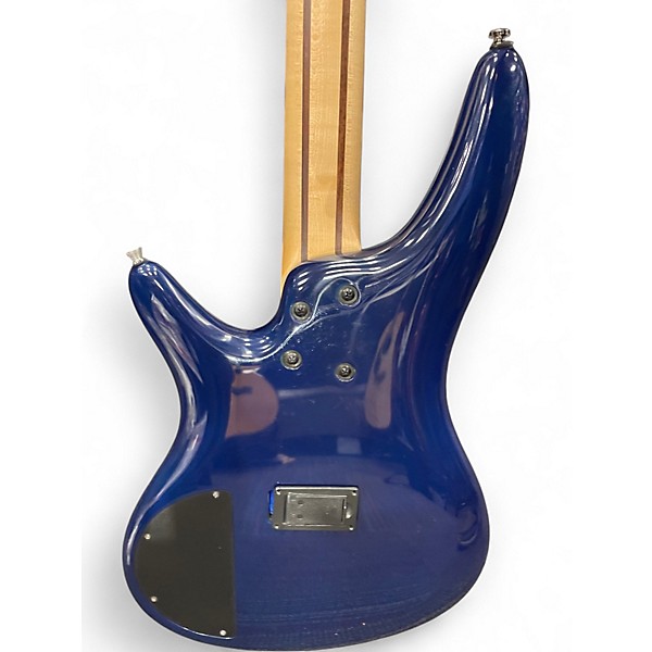 Used Ibanez SR370E Blue Electric Bass Guitar