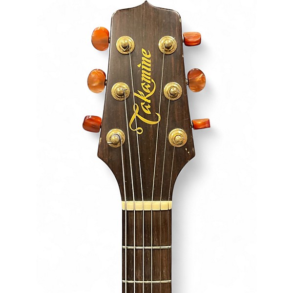 Vintage 1990s Takamine np-15c Natural Acoustic Electric Guitar