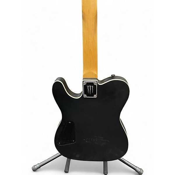 Used Schecter diamond series monster black Solid Body Electric Guitar