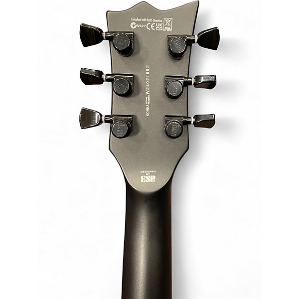 Used ESP LTD EC1000B LEFT HAND Satin Black Solid Body Electric Guitar