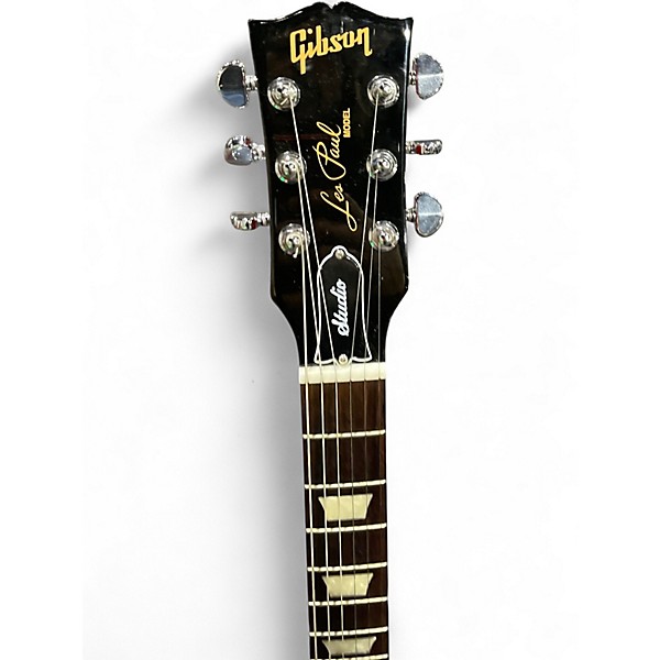 Used Gibson Les Paul Studio 2 Tone Sunburst Solid Body Electric Guitar