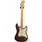 Used 2013 Fender American Deluxe Stratocaster Burgundy Mist Solid Body Electric Guitar thumbnail