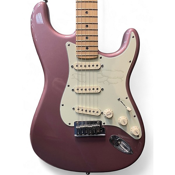 Used 2013 Fender American Deluxe Stratocaster Burgundy Mist Solid Body Electric Guitar