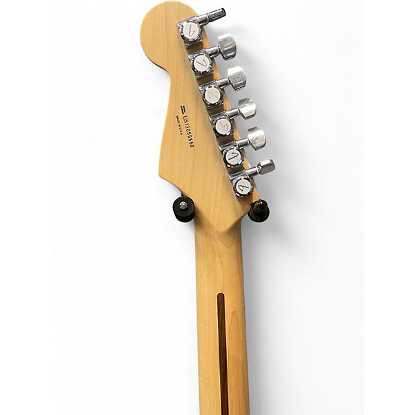 Used 2013 Fender American Deluxe Stratocaster Burgundy Mist Solid Body Electric Guitar