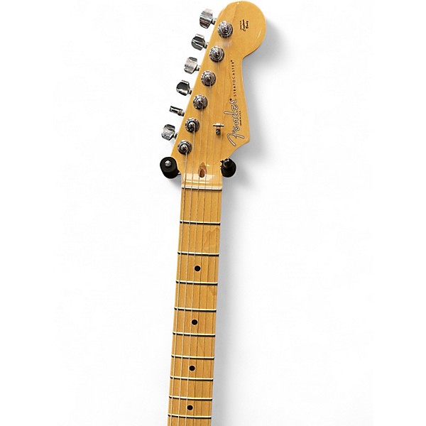 Used 2013 Fender American Deluxe Stratocaster Plus MYSTIC 3 COLOR SUNBURST Solid Body Electric Guitar