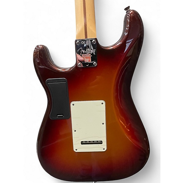 Used 2013 Fender American Deluxe Stratocaster Plus MYSTIC 3 COLOR SUNBURST Solid Body Electric Guitar