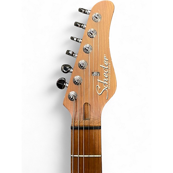 Used Schecter Guitar Research Diamond Series PT Natural Solid Body Electric Guitar